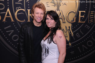 Jon Bon Jovi and Carole in Toronto, Ontario, Canada (November 1, 2013)